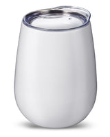 10oz Stemless Vacuum Wine Tumbler With Lid