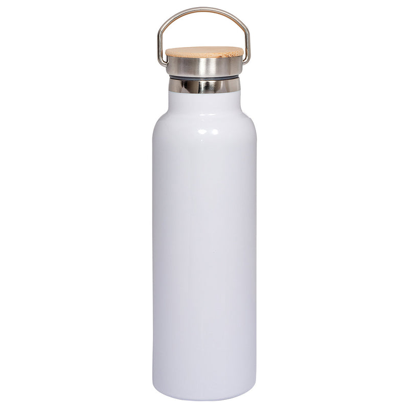 20oz Vacuum Bottle With Bamboo Lid
