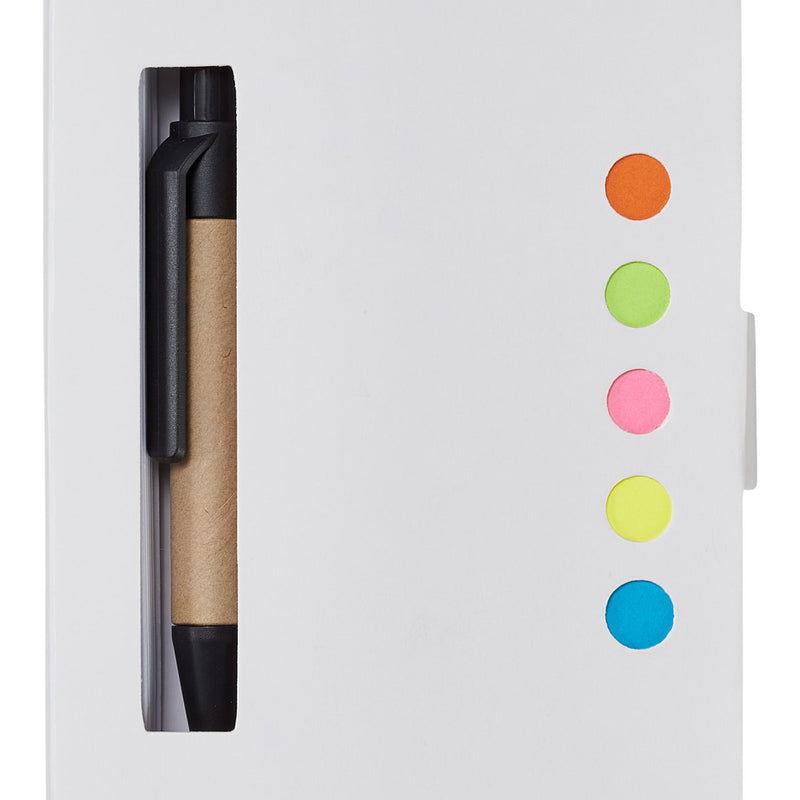 Eco Stowaway Sticky Jotter With Pen