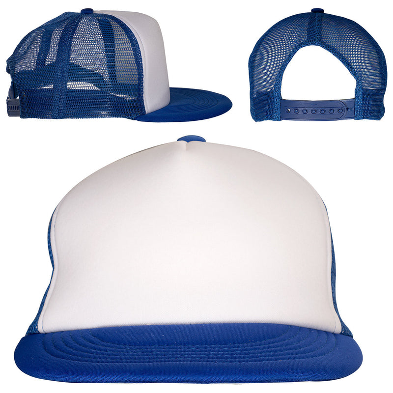 Skater Flat Bill Trucker Cap