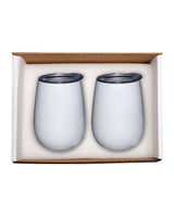 Duo Vacuum Stemless Wine Tumbler Gift Set