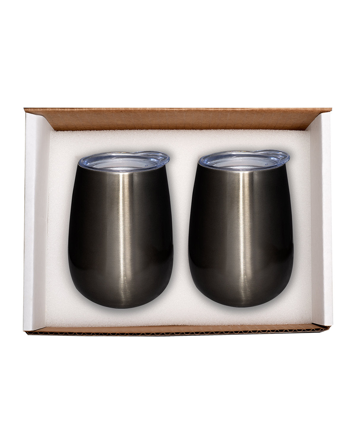 Duo Vacuum Stemless Wine Tumbler Gift Set