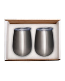 Duo Vacuum Stemless Wine Tumbler Gift Set