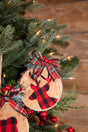 6” Buffalo Plaid Animal Ornament