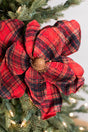 22” x 11" Plaid Magnolia Stem
