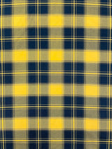 Plaid Polyester Poplin Fabric - Plaid, 58" Width (1 Yard)