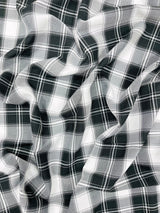 Plaid Polyester Poplin Fabric - Plaid, 58" Width (1 Yard)