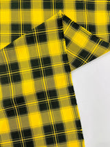 Plaid Polyester Poplin Fabric - Plaid, 58" Width (1 Yard)