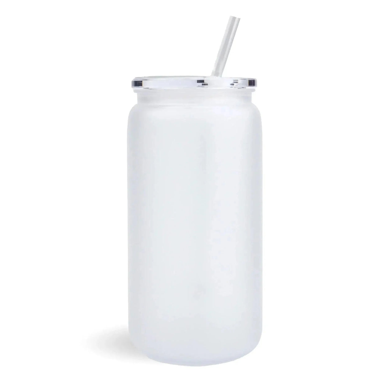 16 oz Plastic Can Transparent - Frosted