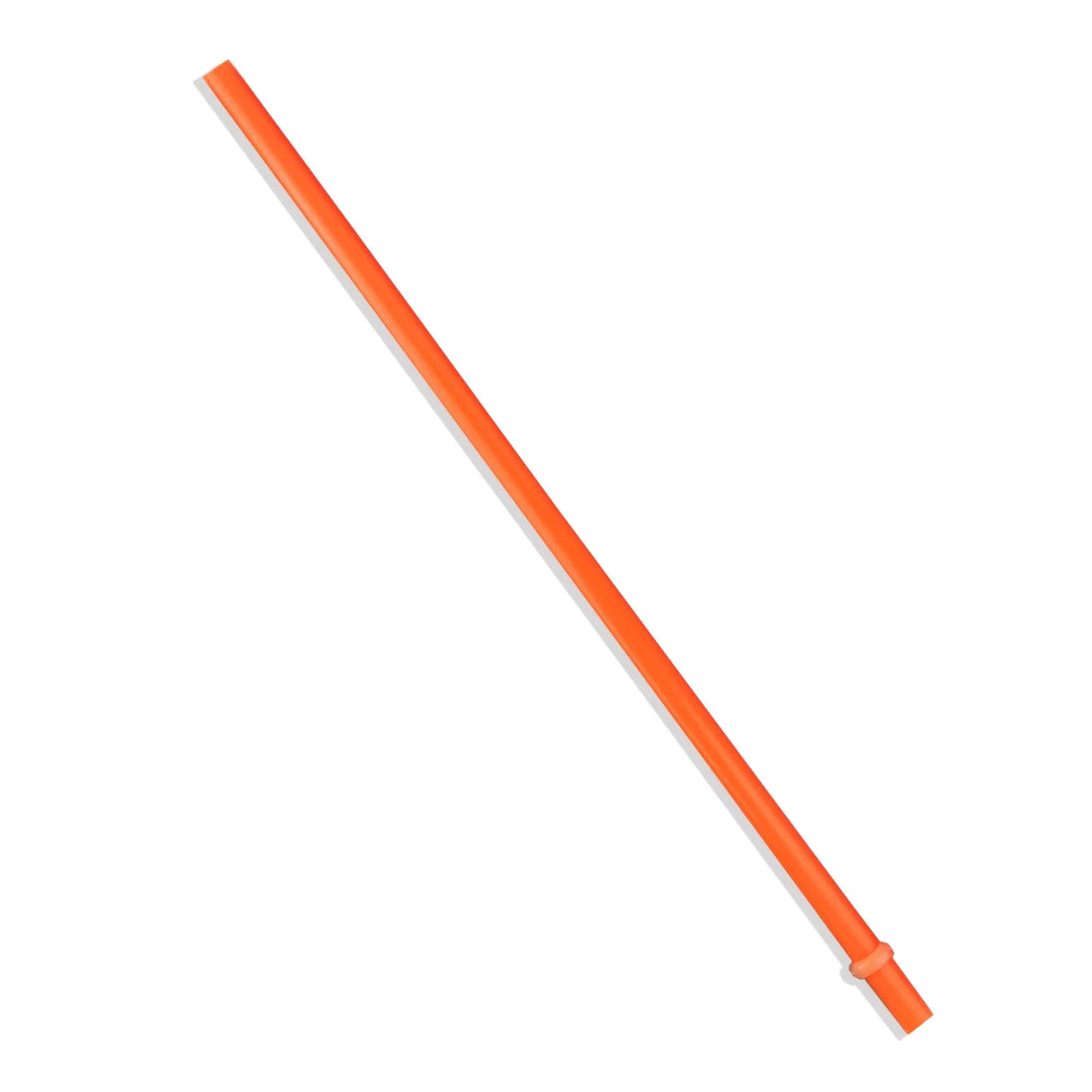 Plastic Straw Reusable Opaque - Orange 7.25"