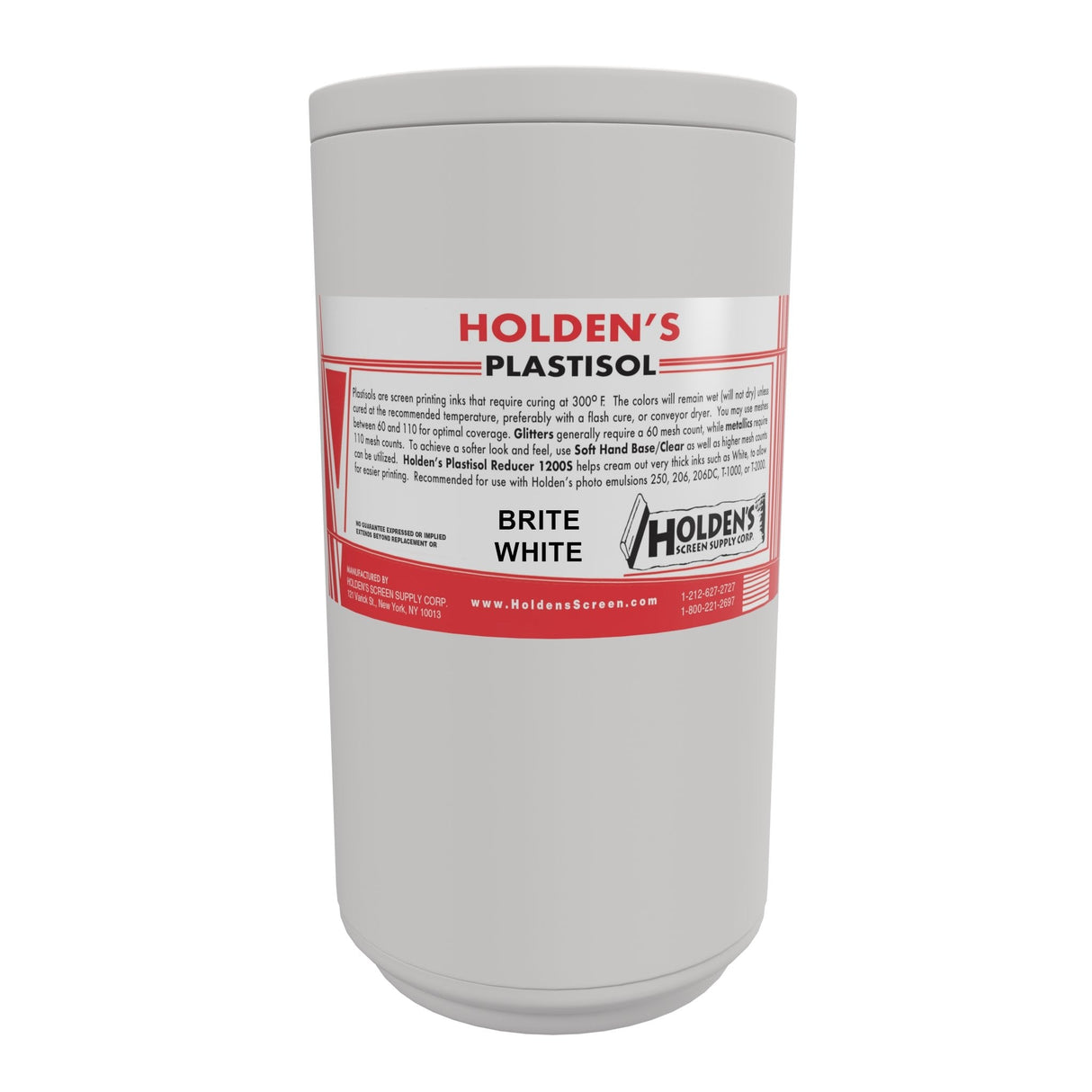 White Plastisol Ink - White Screen Printing Ink (Quart, Gallon)