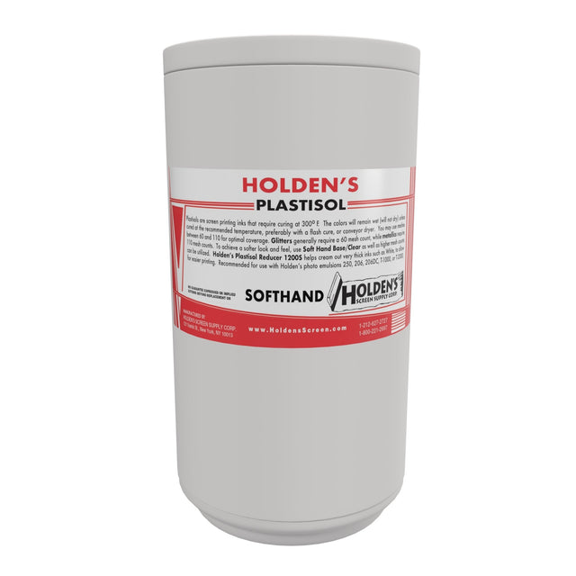 Plastisol Ink Soft Hand Base Plastisol Ink - Clear Base, Reduces Opacity, Soft Hand Finish (Quart)
