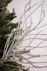 45 Inch Iced Willow Spray