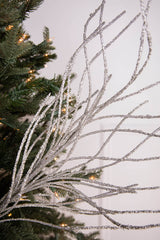 45” Iced Willow Spray
