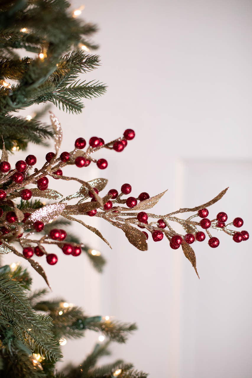 32” Winter Berry Branch