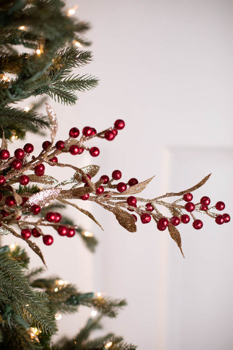 32” Winter Berry Branch