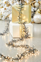12.5' Platinum Elite Cluster Lights - 380L Warm White (Green Cord)
