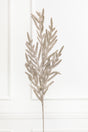 33" Platinum Glitter Fern Spray