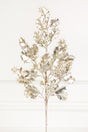 27" Platinum Holly Berry Stem