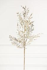 30" Platinum Metallic Pepperberry Stem