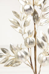 26" Platinum Metallic Pomegranate Stem