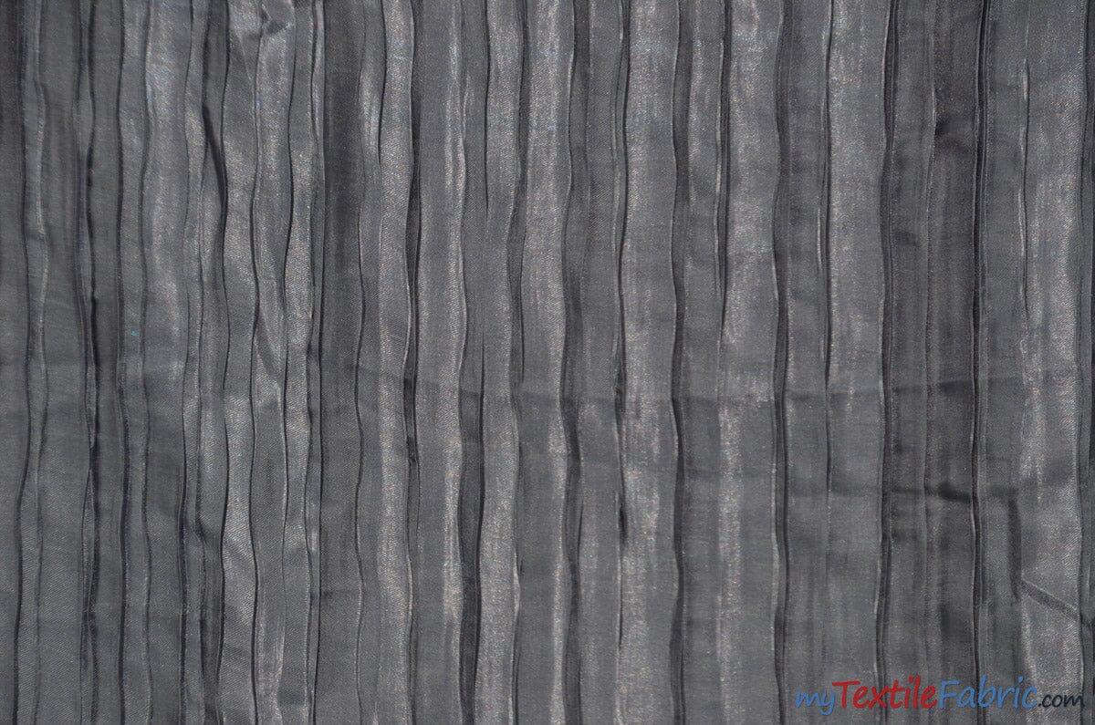 Italian Crush Satin Polyester Fabric - Solid Multiple Colors, 108" Width (1 Yard)