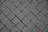Taffeta Pintuck Fabric - 4" X 4" Diamond Pattern, 58" Width, Multiple Colors (1 Yard)
