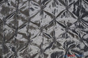 Pinwheel Button Taffeta Polyester Fabric - Pinwheel Button Texture, 48" Wide, Multiple Colors (1 Yard)