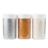 Wilton Metallic Sugar Sprinkles – Gold, Silver and White, 3 oz.