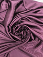 Plum Medium Satin Polyester Fabric - Plum, 58"-60" Width