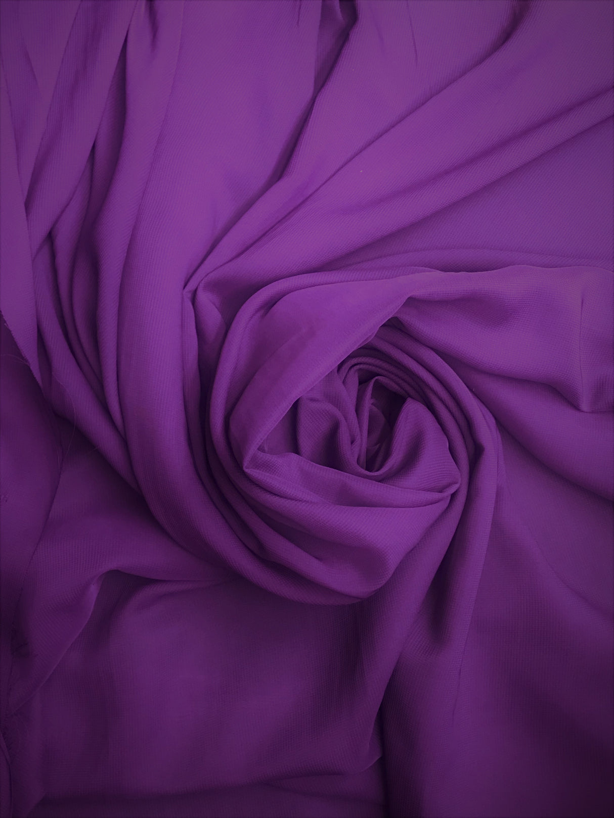Plum Polyester Chiffon Fabric - Plum, 59"-60" Width (1 Yard)