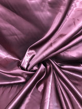 Plum Medium Satin Polyester Fabric - Plum, 58"-60" Width
