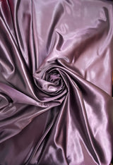 Plum Bridal Satin Polyester Fabric - Plum, 58"-60" Width (1 Yard)