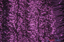 Australian Layered Puff Satin Fabric - 3D Layered Wave, Multiple Colors, 54" Width