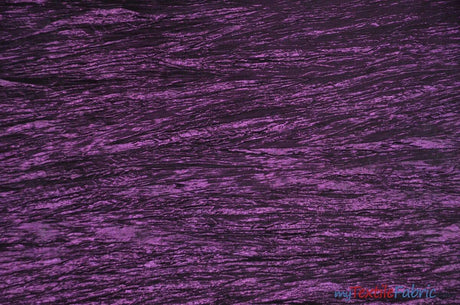 Crease Taffeta Crush Taffeta Polyester Fabric - Crushed Texture, 50/52" Width (Continuous Yards Or By Bolt)