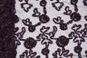 Luxury Organza Embroidery Polyester Fabric - Sheer Ribbon Embroidery, 54" Width, Multiple Colors (1 Yard)
