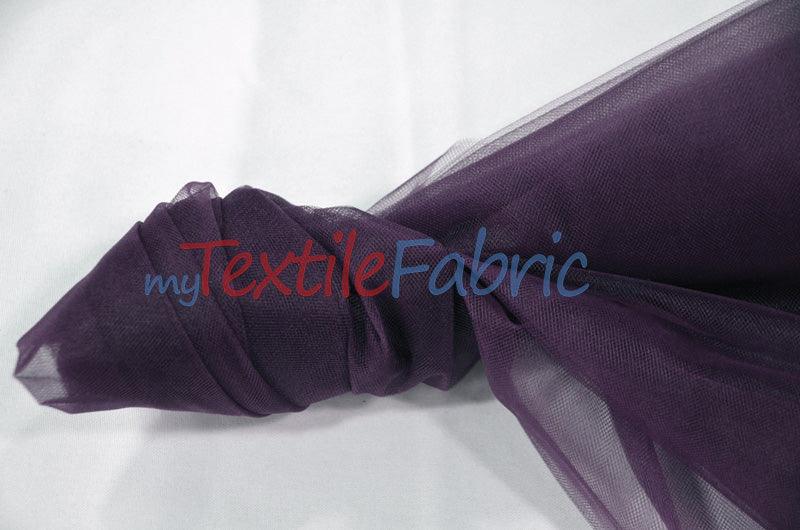 Bridal Tulle Illusion Nylon Tulle Fabric - Sheer Soft Bridal Veil, 108" Width (50 Yard Bolt)