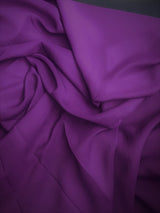 Plum Polyester Chiffon Fabric - Plum, 59"-60" Width (1 Yard)
