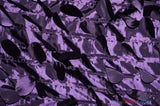 Petal Taffeta Polyester Fabric - Round Petal Texture, 57" Width, Multiple Colors (1 Yard)