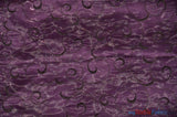Swirl Organza Polyester Fabric - Embroidered Swirl Sheer, 52/54" Width, Multiple Colors (1 Yard)