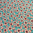 Swim Knit Nylon Spandex Plumeria Floral