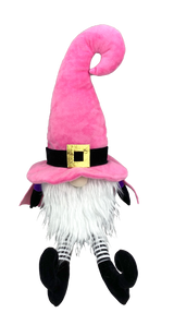 22” Plush Witch Gnome - Pink
