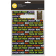 Wilton Spooky Words Halloween Treat Bags with Handles, 12-Count