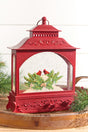11" LED Cardinal Lantern Waterglobe