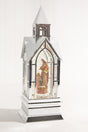 12" LED Nativity in Church Waterglobe