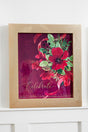 16" x 18" Floral Wood Wall Decor