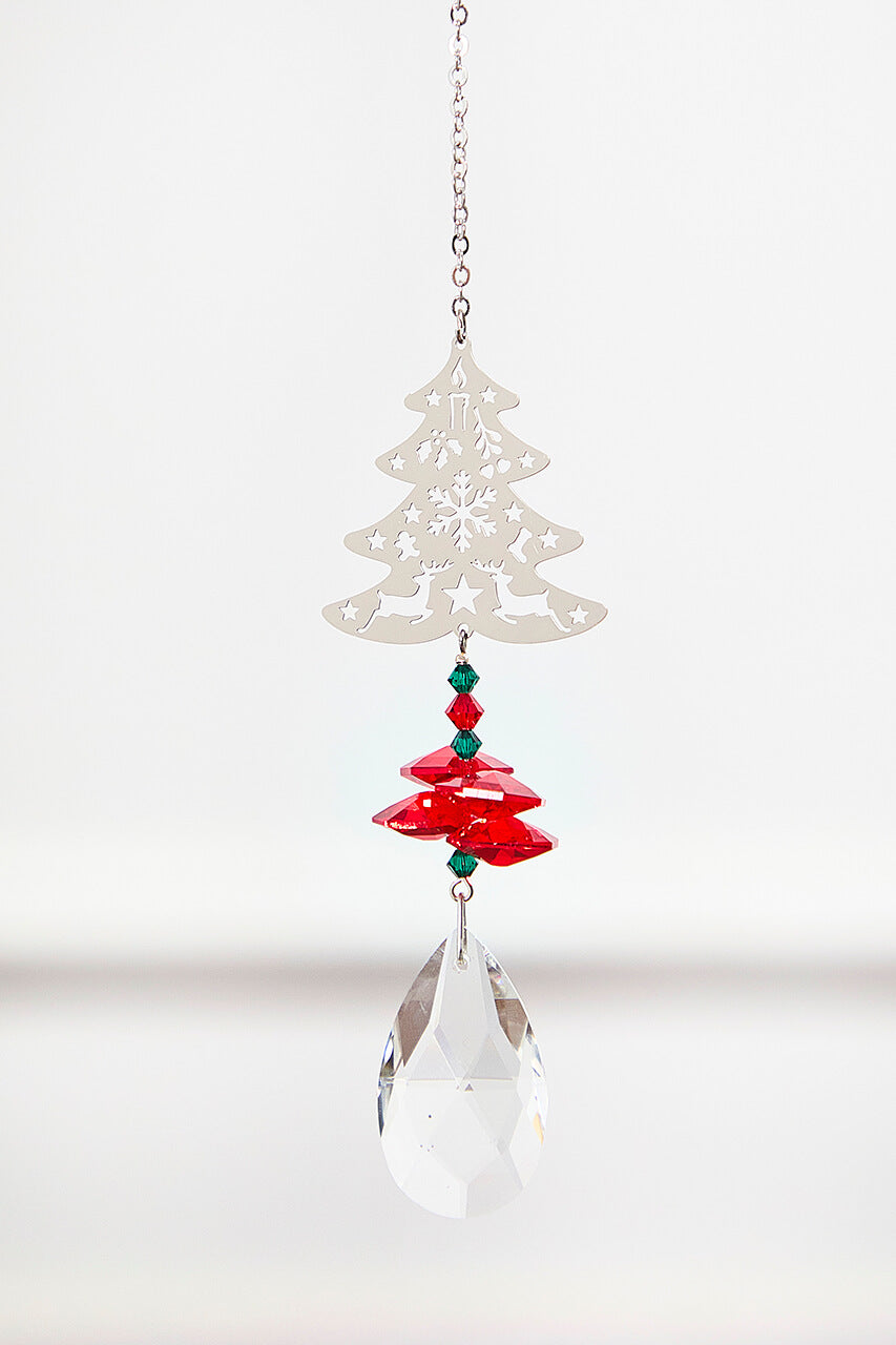 4.5” Christmas Tree Suncatcher