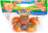 Organic Fuyu Persimmons Sweet Crisp Fruit for Snacking