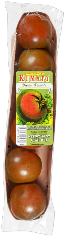 Kumato Brown Tomatoes Sweet Vine-Ripened Fresh - 16 Oz