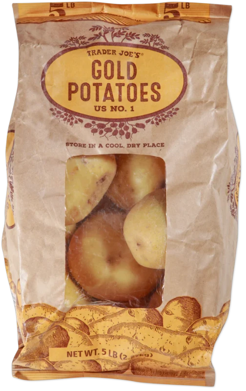 Gold Potatoes Fresh Creamy Potatoes for Mashing Roasting and Cooking - 5 Lb